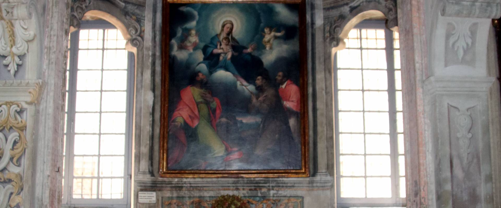 Camillo Procaccini, Madonna in gloria con i santi Tommaso, Carlo e Francesco 01 foto di Mongolo1984